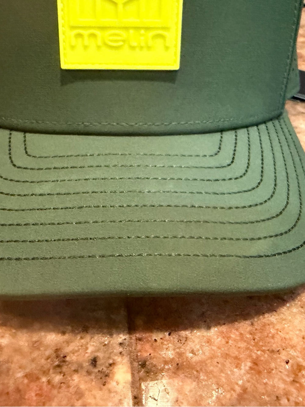 Melin hat melin hydro odyssey hat small green yellow brand new - Picture 3 of 10